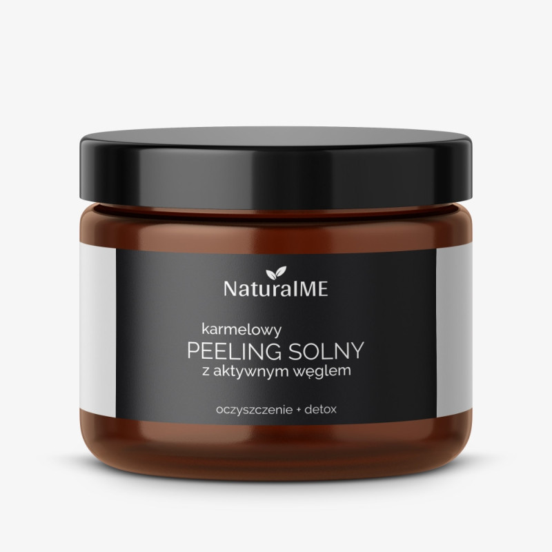 Karmelowy peeling solny